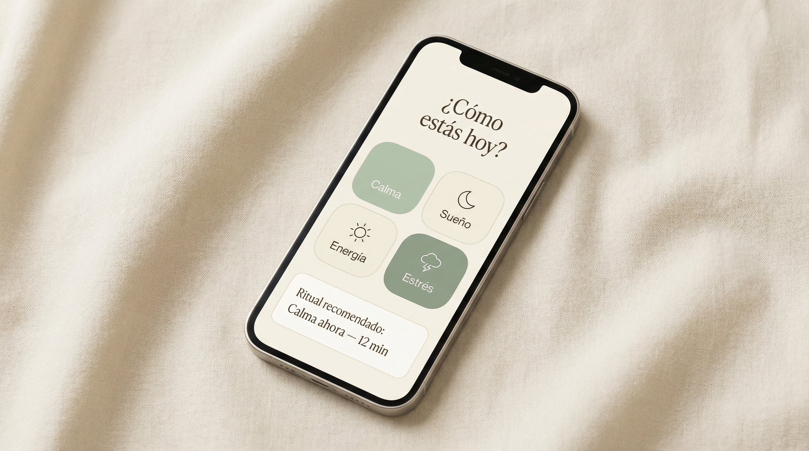 Interfaz de la app IN:ONE By Eva mostrando el check-in diario